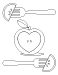 Apples Coloring page thumbnail image